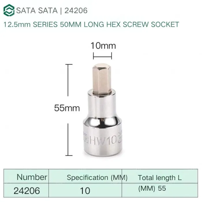 Dafei 10mm with a total length of 55mm-24206