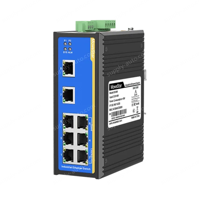 8 Ports 10/100M T(x) Din-Rail Managed Industrial Ethernet Switch