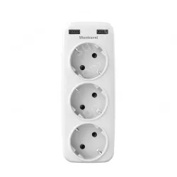 EU plug extension wall socket