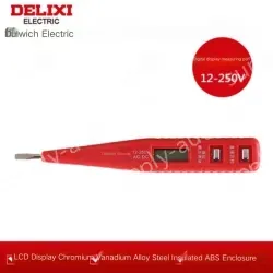 Digital display test pen 12-250V