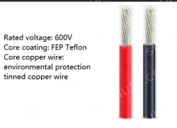 Teflon Wire Cable 22AWG Brown 20 cores