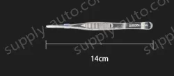 Stainless steel tweezers Straight round head (304 models) 14cm