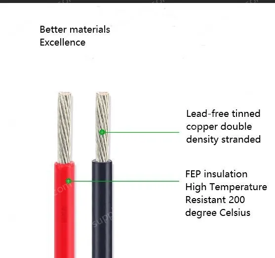 Teflon Wire Cable 24AWG Brown 7 cores