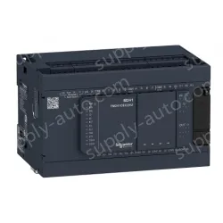 TM241C24R logic controller, Modicon M241, 24 IO, relay