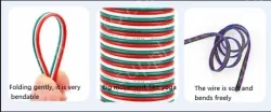 LED light connecting cable 20AWG*5 and (21/0.178TS)