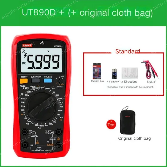 UT890D+ gift bag + original cloth bag