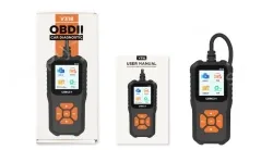 Black red V318 Automobile fault detector engine detection tool