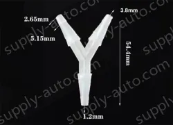3.8mmY-shaped tee