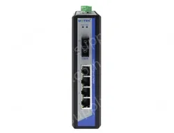 UOTEK 10/100M 1 Fiber 4 RJ-45 Ports Industrial Switch