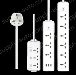 Single 2-plug USB 1.8m