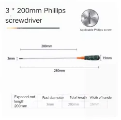 Phillips screwdriver 3*200