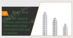 Flathead Cross M6.3*50