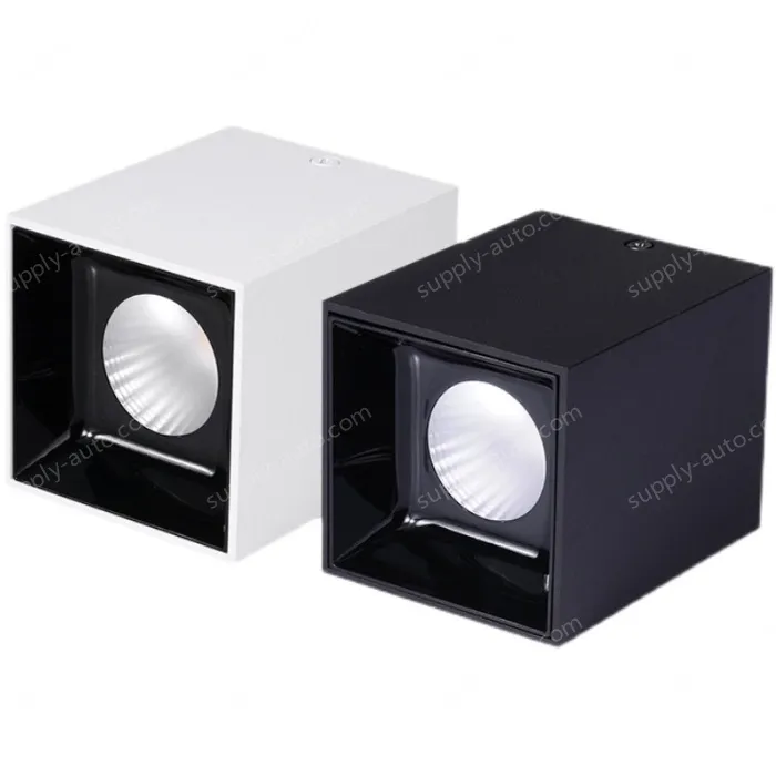 Surface-mounted square cob spotlights 30W