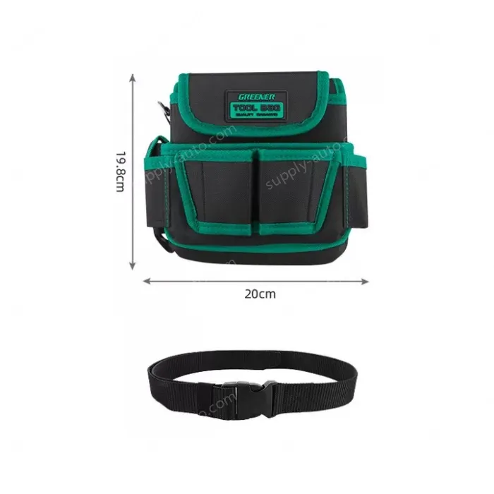 Multi-slip belt bag with lid (thickened anti-abrasion belt)