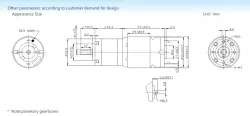 Planetary gear motor