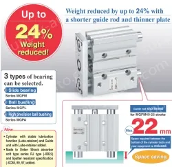 With Air Cushion MGP Series MGPM100-125AZ