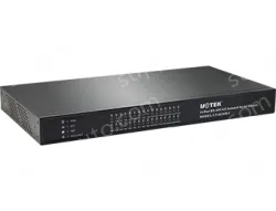 UOTEK 10/100M TCP/IP to 16 Ports RS-485/422 Serial Device Server with Lightning Isolation