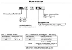 Guide CylinderWith End Lock MGG Series &oslash;20, &oslash;25, &oslash;32, &oslash;40, &oslash;50, &oslash;63, &oslash;80, &oslash;100