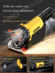 Industrial 850W rear switch stone cutting and grinding