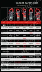 DE66A Measure AC Current No NCV