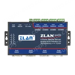 4 RS232 serial ports and 4 RS422/485 serial ports Serial Device Server