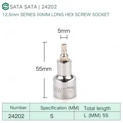 Dafei 5mm with a total length of 55mm-24202