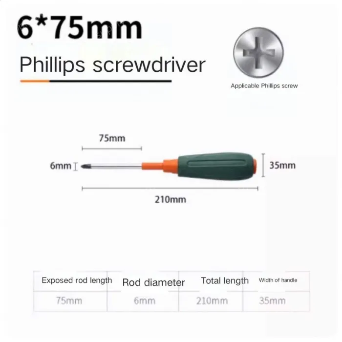 Phillips screwdriver 6*75