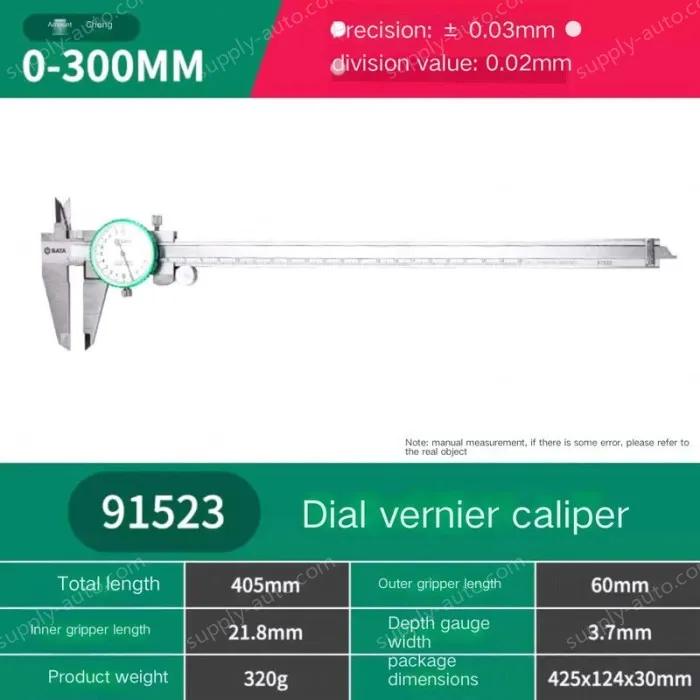 Caliper with table 0-300mm 91523m