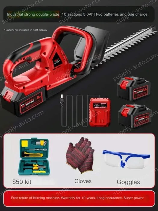 Industrial powerful double-edged 10-cell 5.0Ah two batteries and one charger