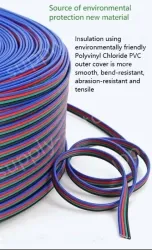 LED light connecting cable 16AWG*3 and (26/0.254TS)