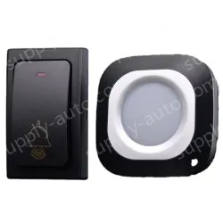 Wireless home self generating, battery free, intelligent long-distance electronic remote control, waterproof AC door calling device