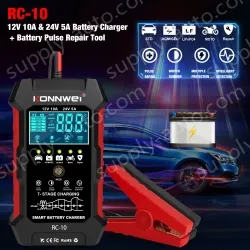 RC-10 Automotive Fault Diagnosis Instrument Engine Fault Reading Fault Code Query Playback Function Testing Tools