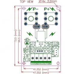AC-DC buck module: 220V to 5V 800MA isolating switching power supply module with pins