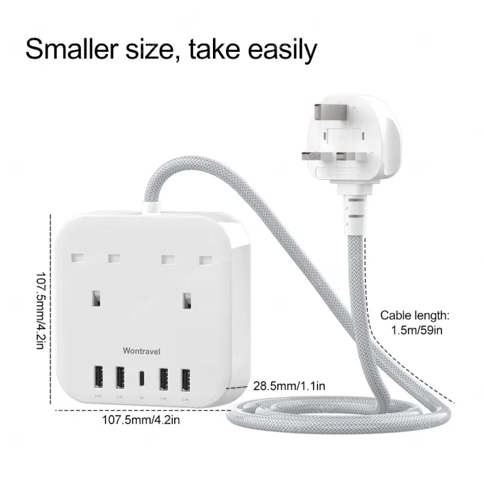 New Type C UK Power Strip