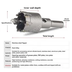 Stainless steel special hole opener 24.5mm