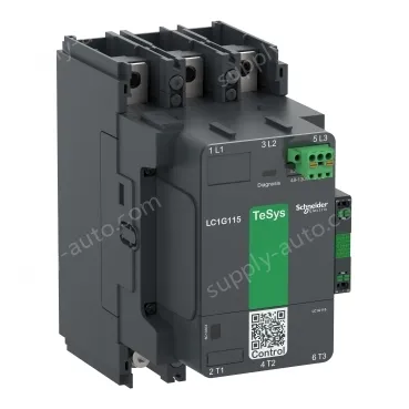 LC1G150LSEN Contactor, high power, TeSys Giga, 3P(3NO), AC-3, <=440V 150A, standard version, 200-500V AC/DC wide band coil