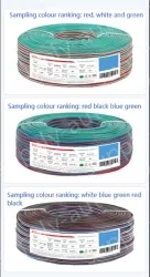 LED light connecting cable 20AWG*8 and (21/0.178TS)