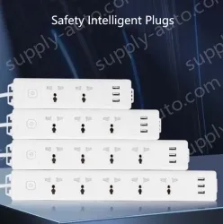 Single open 3-plug 0.5m