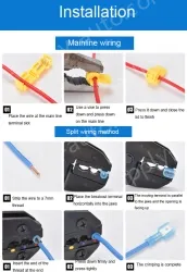 T1 red 0.3-1.5 square cord-T-type no-break wire terminal