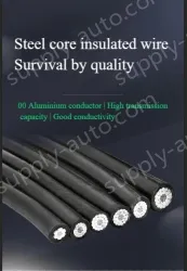 Steel core insulated wire 10KV3.4 thickness