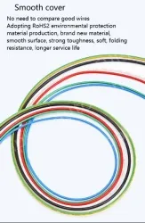 Teflon Wire Cable 13AWG Black 19 cores