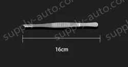 Stainless steel tweezers Straight round toe (thick) 16cm