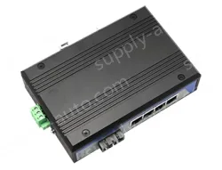 UOTEK 4 10/100Base-TX Ethernet ports and 1 100Base- FX optical port Network Fiber Optic Transceiver
