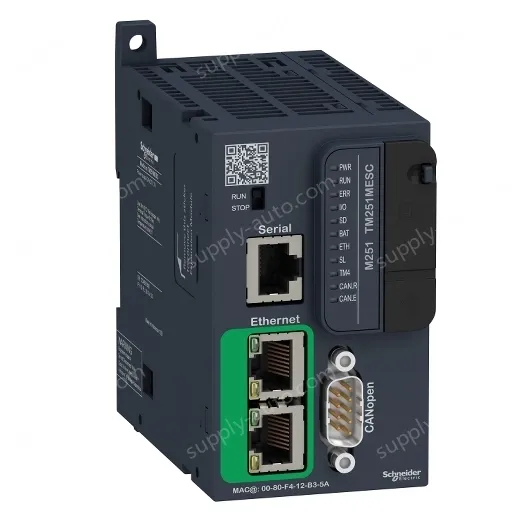TM251MESC logic controller, Modicon M251, Ethernet CAN