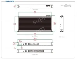 UOTEK Rackmount 24+2G Gigabit Ethernet Switch
