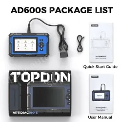 TOPDON Artidiag 600S AD600S Mid-level 4 System Diagnostic Scanner