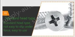Flathead Cross M3.5*50