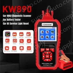 KW890 Automotive Fault Diagnosis Instrument Engine Fault Reading Fault Code Query Playback Function Testing Tools
