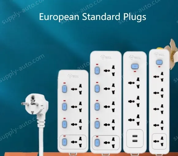 European standard master control 3 positions + European standard conversion plug (one to one)
