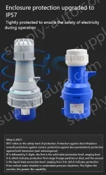 3 pole 63A connector